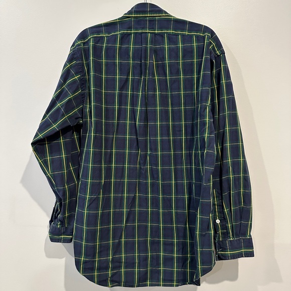 Ralph Lauren Navy, Yellow, and Green Check Shirt - Picture 3 of 3